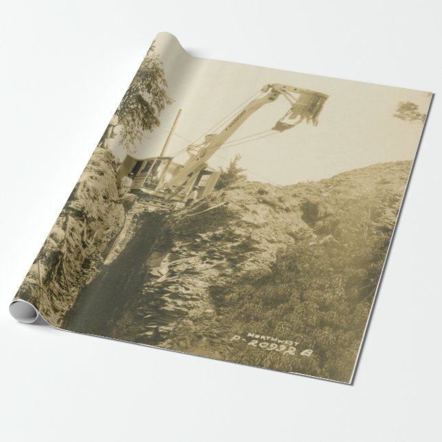 CRANE-OPERATOR SHOVEL 25 GESCHENKPAPIER (Ungerollt)