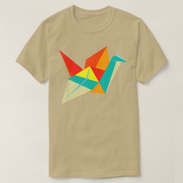 Crane Origami Master Women verschenken japanische  T-Shirt (Design vorne)