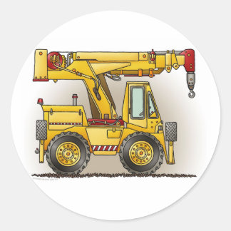 Crane Truck Kids Sticker