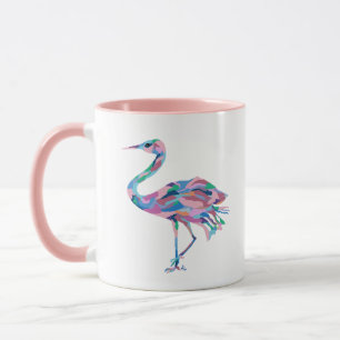 Crane Watercolor Tasse