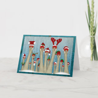 CraneDeer 2.0 'Blue' Feiertagskarte