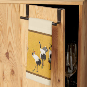 "Cranes" (1772-1780) von Maruyama Ōkyo Geschirrtuch