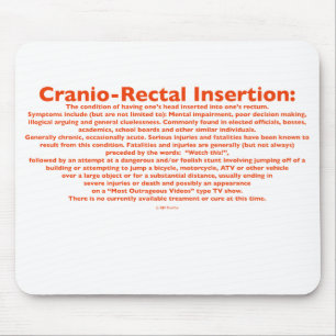Cranio-Rektale Einfügung Mousepad