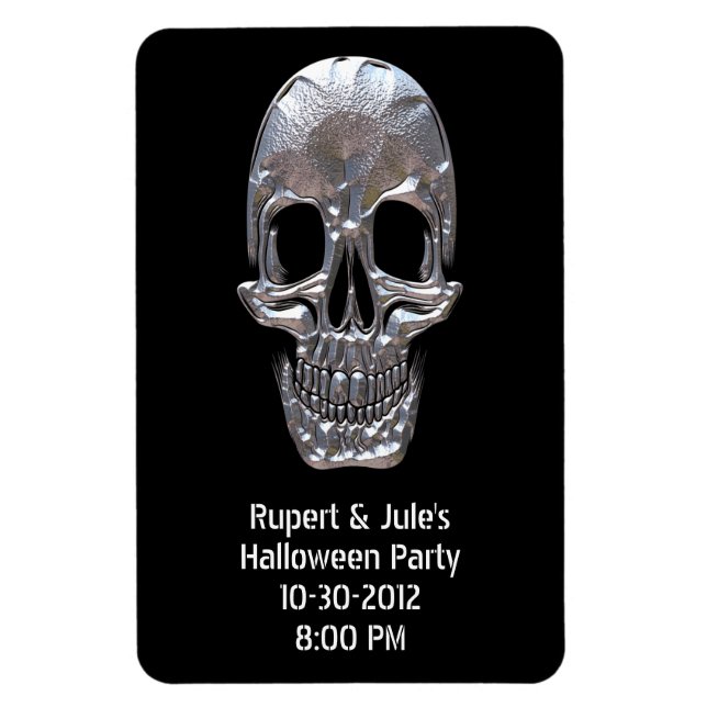 Cranium Sound Ghost Skull Magnet (Vertikal)