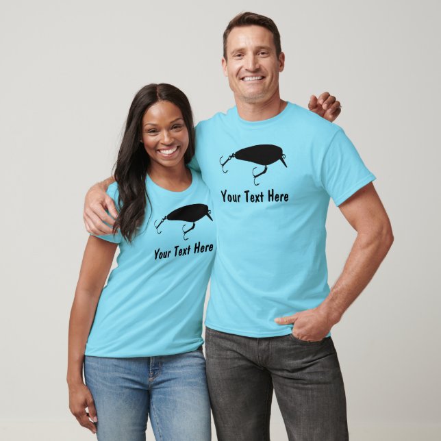 Crankbait Fishing Lure to Personalization T-Shirt (Unisex)