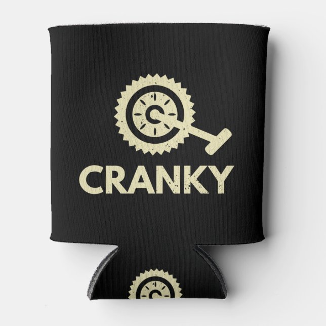 Cranky / Bicycle/ Cyclist Dosenkühler (Vorderseite)