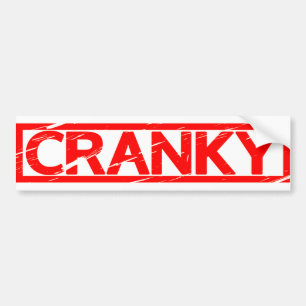 Cranky Briefmarke Autoaufkleber
