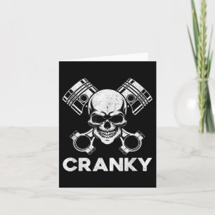 Cranky Car V8 Motor Kurbelwelle Cars Lover, Mechan Karte