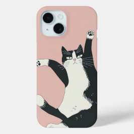 Cranky Cat Dance Print | Funny and Quirky Cat Art Case-Mate iPhone Hülle