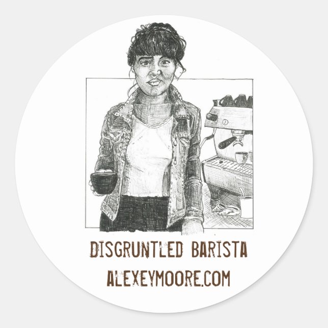 Cranky Courtney Sticker (Vorderseite)