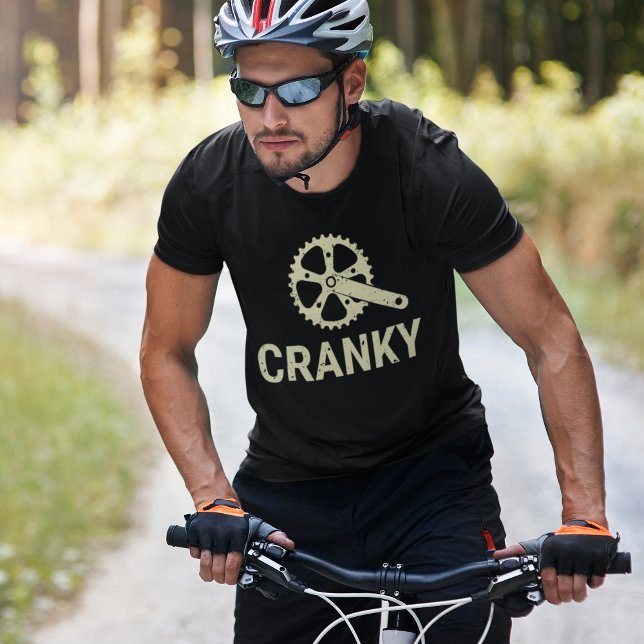 Cranky  Funny cycling T-Shirt (Von Creator hochgeladen)