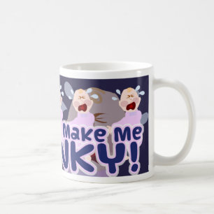 Cranky Mornings Funny Baby Cartoon Art Kaffeetasse