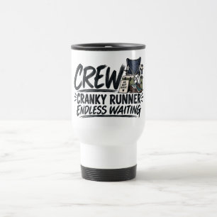 Cranky Runner Endloses Warten Lustiger Ultramarath Reisebecher