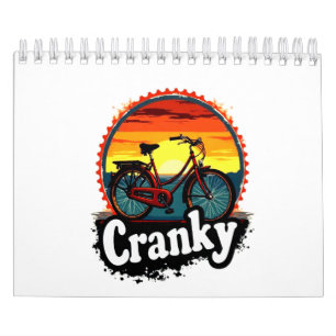 Cranky Sunset Bicycle T-Shirt - Energie für Ihren Kalender