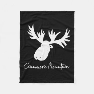 Cranmore Mountain New Hampshire Elchgeweih Ski  Fleecedecke