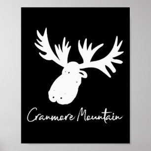 Cranmore Mountain New Hampshire Elchgeweih Ski  Poster