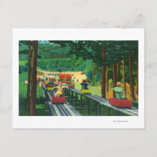 Cranmore Mountain Ski Mobile im Sommer Postkarte