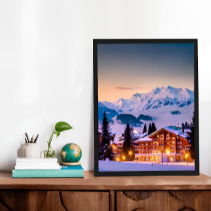 Crans Montana Schweiz Foto Poster