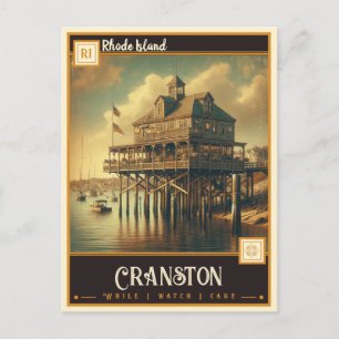 Cranston, Rhode Island   VINTAG Postkarte