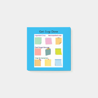 Crap Fertig farbige Sticky Notes Post-it Klebezettel