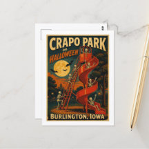 Crapo Park on Halloween Burlington Iowa