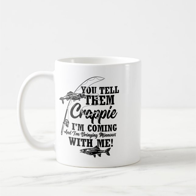 Crappie-Angler  Kaffeetasse (Links)