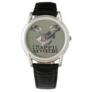 Crappie Attitude Armbanduhr