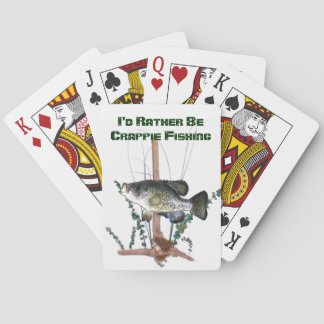 Crappie-Fischen-Spielkarten Spielkarten