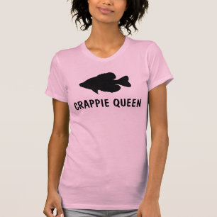 Crappie-Fischenschablone T-Shirt