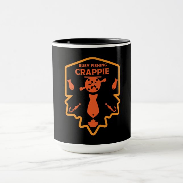 Crappie Fishing Canada Tasse (Zentrum)