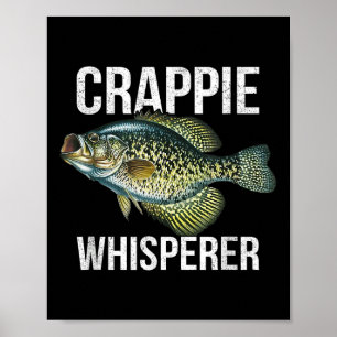 Crappie-Flüsterer, Crappie-Angeln Poster