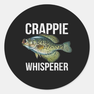 Crappie-Flüsterer Runder Aufkleber