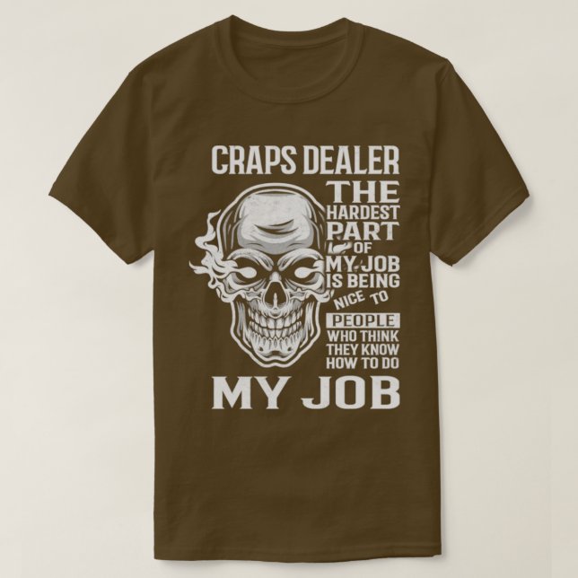 Craps Dealer T-Shirt (Design vorne)