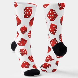 Craps Dice Gemustert Socken