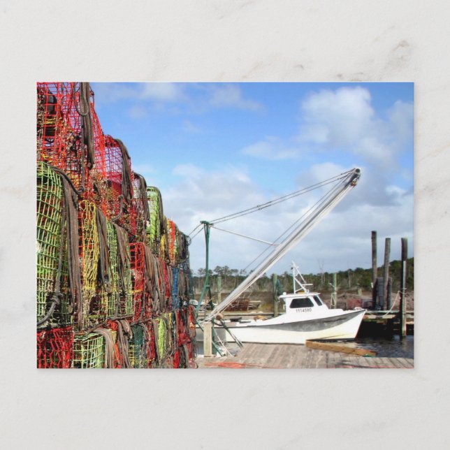 Craps gestapelt und fertig postkarte (Vorderseite)