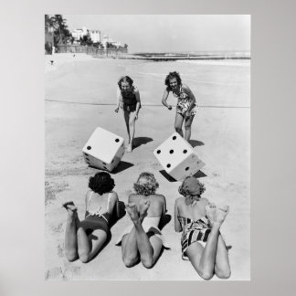 Craps in the Sand, 1940er Poster