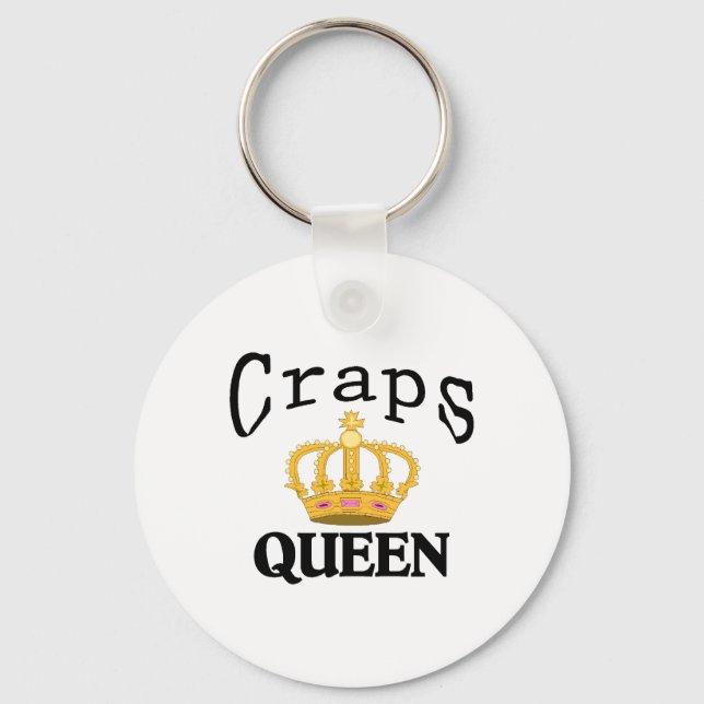 Craps Queen Schlüsselanhänger (Vorderseite)