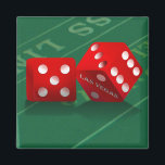 Craps Table mit Las Vegas Diät Magnet<br><div class="desc">~ Dieser quadratische Magnet ist auch in runder Form erhältlich. Rundknöpfe sind in verschiedenen Größen erhältlich. ~~~~ Hier im *Las Vegas Icons* Store finden Sie Designs mit einigen der beliebtesten Sehenswürdigkeiten in Las Vegas, darunter das Las Vegas Welcome Sign, simulierte Poker Chips, Würfel und Craps Tische. Klicken Sie auf -...</div>