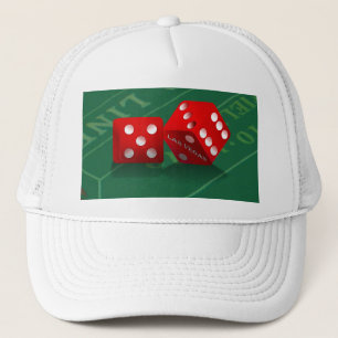 Craps Table mit Las Vegas Diät Truckerkappe