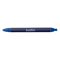 Craquelure Textured Dark Blue Add Name Trip Pen
