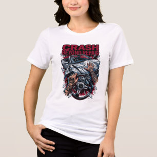Crash jenseits der Reparatur Cybernetic Auto Wrack Tri-Blend Shirt
