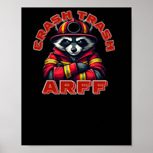 Crash Müll. Flugzeugrettungsfeuerwehr (arff) S Poster