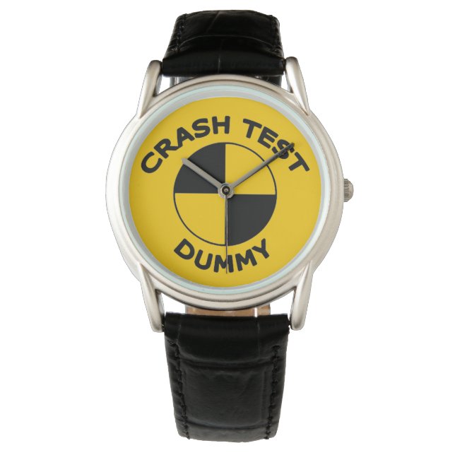 Crash Test Dummy Armbanduhr (Vorderseite)