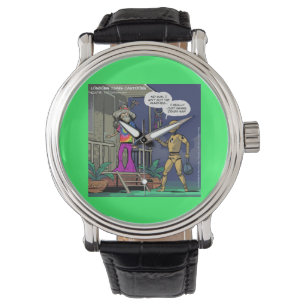 Crash Test Hippie Funny Unisex Watch Armbanduhr