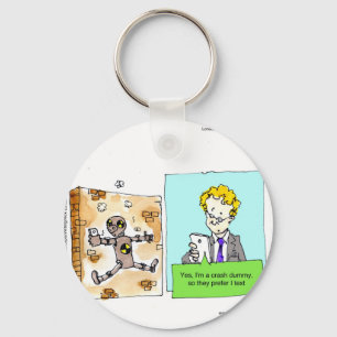 Crash Text Dummy Funny Schlüsselanhänger