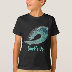 Crashing Blue Wave, Surf's Up! T-Shirt