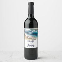 Crashing Ocean Waves Rustic Coastal Beach Hochzeit