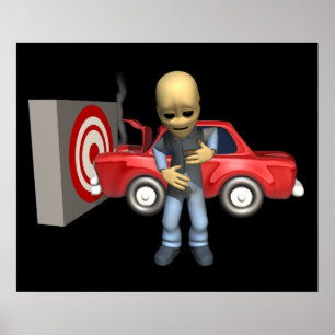 Crashtest-Attrappe Poster