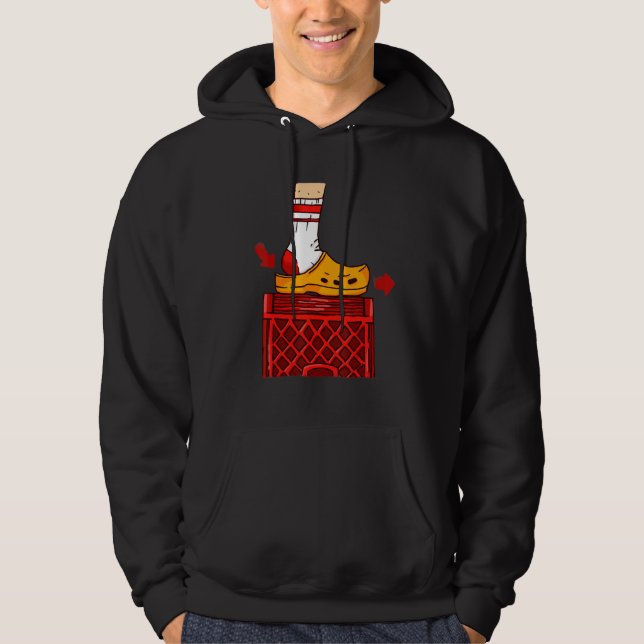 Crate Challenge Shootdiagramm Schieben Hoodie (Vorderseite)