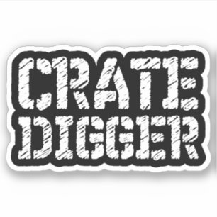 Crate Digger Aufkleber